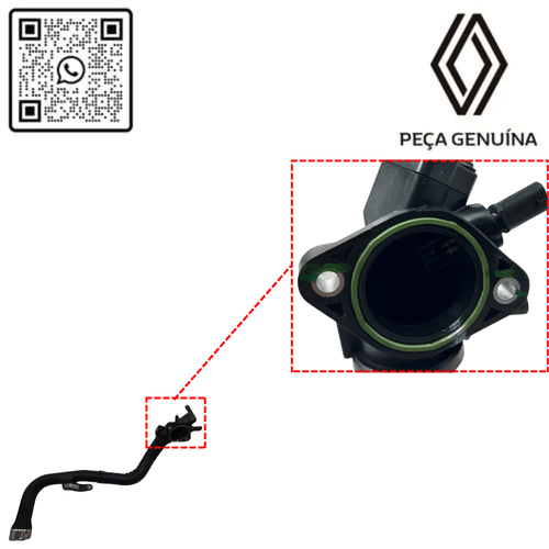 RN 05850R 144605850R MANGUEIRA DE SAIDA DO INTERCOOLER 1.0 12V H5D KARDIAN 3